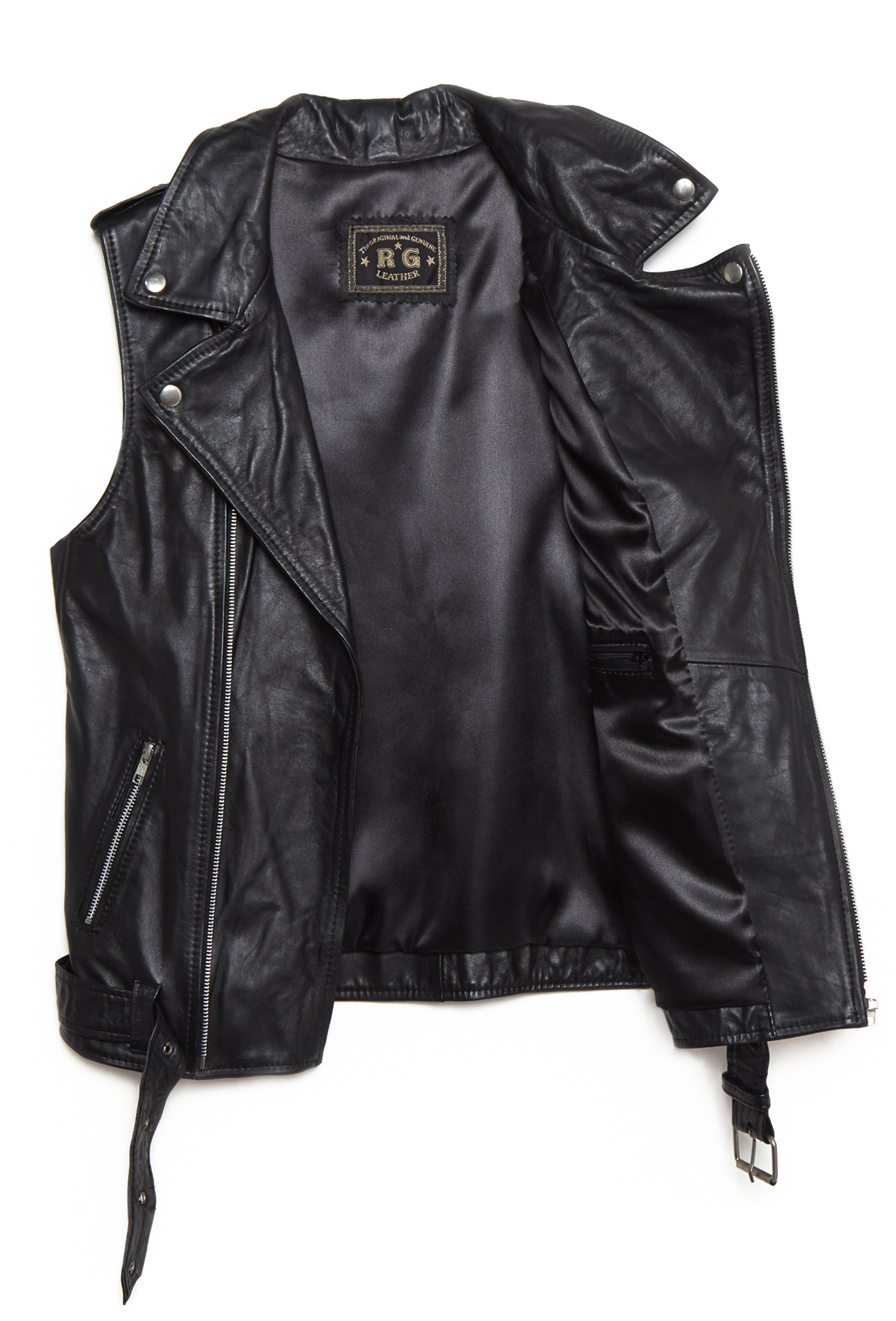 Chalecos de cuero hot sale rockeros